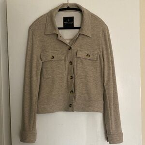 Bagatelle Tan Women's Sweatshirt Jacket